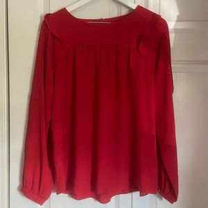 Ann Taylor Loft Long Sleeve Babydoll top